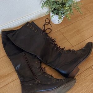 Rocket dog Knee High Lace up Boots
